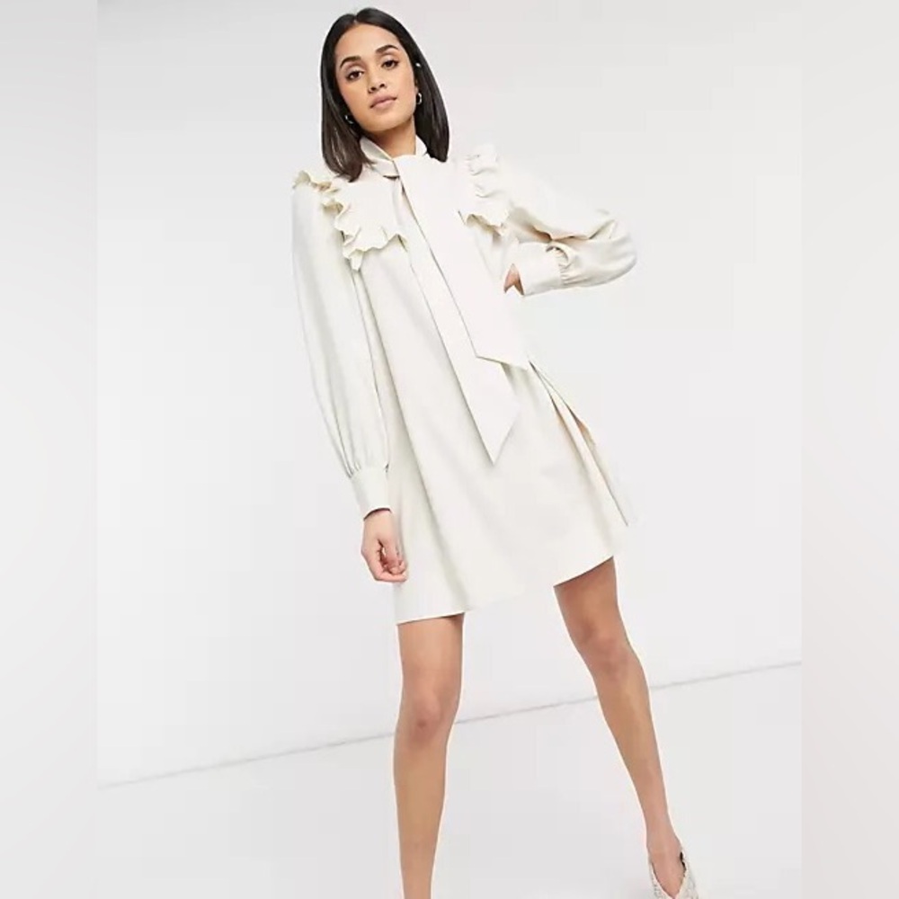 & Other Stories smock mini dress